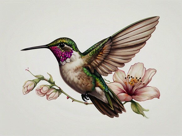 Download Hummingbird Watercolor Paint - Hummingbird watercolor Collection