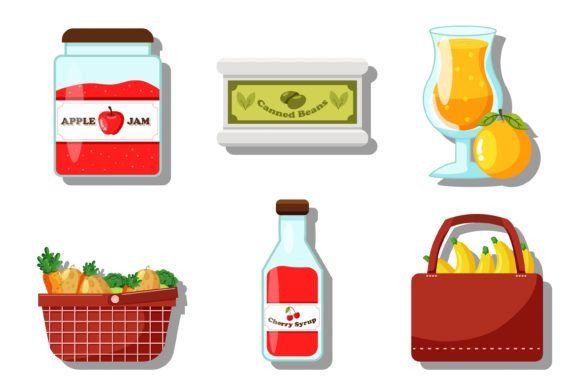 Download Set of Vegetarian Food Element - Vegetarian food Collection