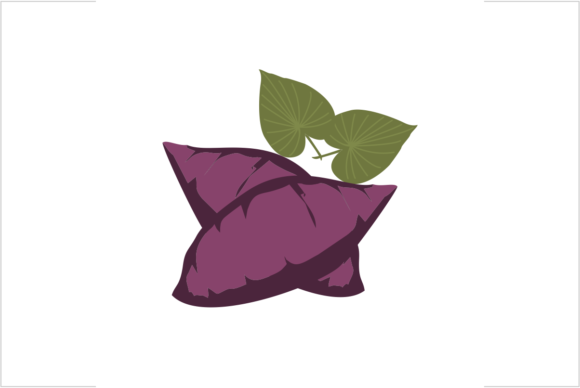 Download VECTOR Sweet Potato Vegetarian Food Icon - Vegetarian food Collection